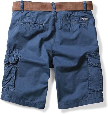 Mens Cargo Shorts Cotton Lightweight Multi Pocket Summer Casual Outdoor Hiking Shorts (No Belt) in Saudi Arabia