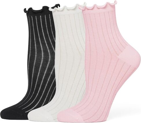 HUE Women's Sheer Anklet 3 Pair Pack in Saudi Arabia