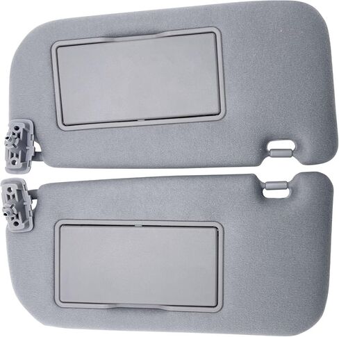 Driver & Passenger Side Sun Visor Replacement Fits for KIA Sportage 2005-2010 Sunshade Without Light 85202-1F090LX 85201-1F090LX Color Gray in Saudi Arabia