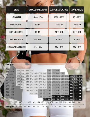 CHARMKING High Waisted Biker Shorts for Women - 5"/8" Tummy Control, Ultra-Comfort for Workouts, Yoga & Daily Wear in Saudi Arabia