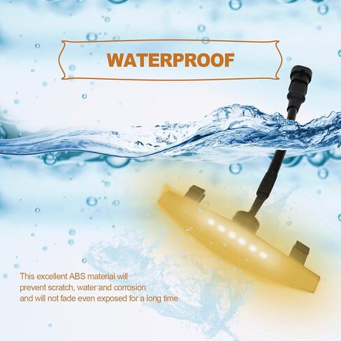 4-PCS LED Amber Lights for 2014-2023 Toyota 4Runner TRD Pro Grille, Including SR5, TRD Off-Road, Limited, TRD Pro, Venture, Trail with Fuse & Wire Harness (Smoke Shell/Amber Light) in Kuwait