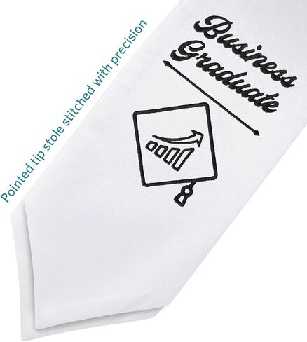 Endea Graduation Business Graduate Stole With Classic Tips - Unisex Adult - 62" Long - Graduation Sash in Saudi Arabia