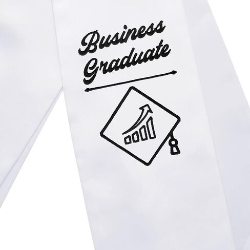 Endea Graduation Business Graduate Stole With Classic Tips - Unisex Adult - 62" Long - Graduation Sash in Saudi Arabia