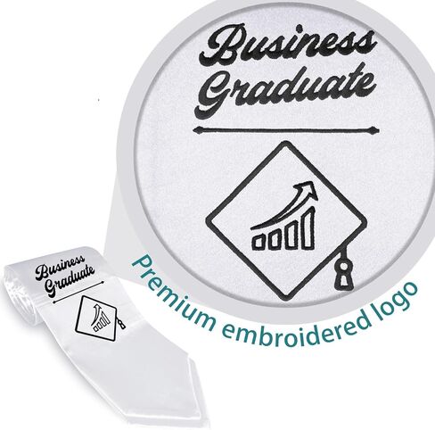 Endea Graduation Business Graduate Stole With Classic Tips - Unisex Adult - 62" Long - Graduation Sash in Saudi Arabia