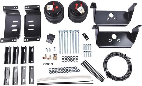 W217602071 Rear Air Spring Helper Suspension Bag Kit Compatible with Chevy GMC D'-odge F'-ord Pickup Trucks, Load Leveling Capacity up to 5000 lbs, Part# W21-760-2071 in Saudi Arabia