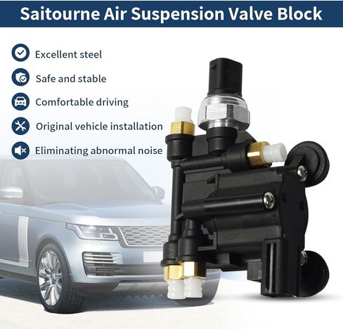 Air Suspension Valve Control Unit RVH500070 Replacement for Land Rover LR3 2005-2009, LR4 2010-2013, Range Rover Sport 2006-2013 - OEM RVH000046 Valve Block in Kuwait