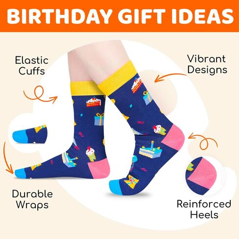 HAPPYPOP 16th Birthday Gifts Ideas - Socks for 16 Year Old Girls Boys, 16th Birthday Gifts Presents for Teens Age 16 in Kuwait