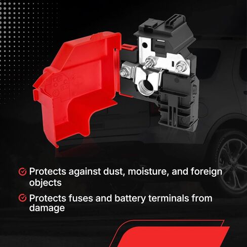 956-211 Battery Terminal Block for 2011-2019 Ford Explorer Flex Taurus,2013-2019 Lincoln MKS MKT | Replaces 956-211 DA8Z-14526-A BB5Z-14526-AA Battery Circuit Fuse in Saudi Arabia