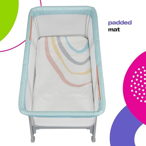 سرير Cosco SleepAway، جوانب شبكية قابلة للتنفس توفر زيادة تدفق الهواء وتحافظ على برودة الطفل، وأمواج عضوية in Saudi Arabia