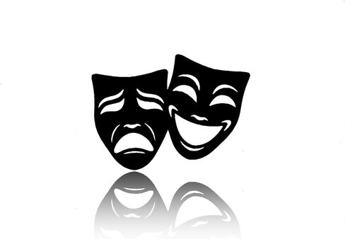 VALINSKY Comedy and Tragedy Theater Mask Metal Wall Art Mask Wall Decor Masks Laugh Cry Decor Drama Wall Decorations Theater Metal Sign for Living Room Theater Lovers Gifts in Saudi Arabia
