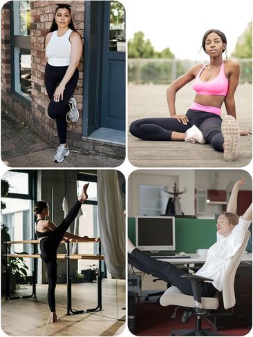 Diravo 5 Pack Workout Leggings for Women with Pockets - High Waisted Yoga Pants Women Tummy Control Gym Athletics Clothes in Saudi Arabia
