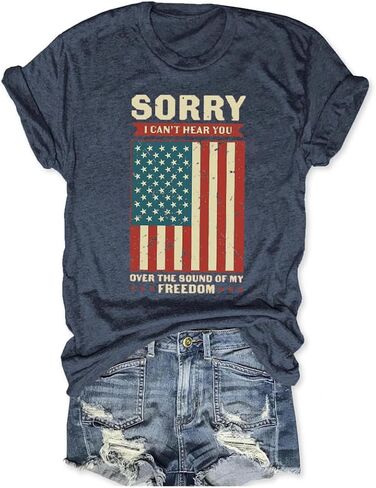Memorial Day Vintage Poppy T-Shirt for Women Poppy Flower Language Crew Neck Short Sleeve Summer Tee in Saudi Arabia