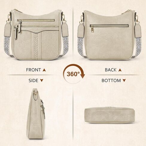 أكياس Rainsmore Crossbody للنساء ، والعصرية Crossbody يمارس حقائب يد كتف ناعمة خفيفة الوزن سفر محفظة in Saudi Arabia