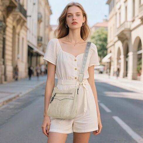 أكياس Rainsmore Crossbody للنساء ، والعصرية Crossbody يمارس حقائب يد كتف ناعمة خفيفة الوزن سفر محفظة in Saudi Arabia