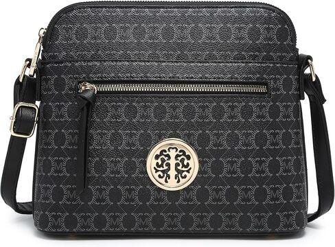 MKP COLLECTION Womens Fashion Crossbody Bag Medium Shoulder Purse with Adjustable Strap Multi Pockets for Travel Daily Use in Kuwait