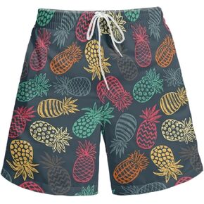 Pinup Angel Men's Swim Trunks Beachwear Outdoor Quick Dry Retro Draysring Board Short Short