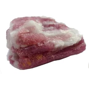 Natural Untreated Pink Tourmaline Crystal, Violet, Small