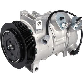Autoround CO30011C Air Conditioner A/C AC Compressor with Clutch Compatible with Jeep Compass Patriot 2009-2017 2.0L 2.4L, Dodge Caliber 2009-2012 1.8L 2.0L 2.4L