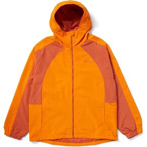 سترة قذيفة HUF للرجال-ZIP-UP خفيفة الوزن ، معلقة بالماء مع غطاء محرك السيارة