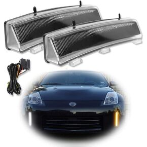 Gtinthebox LED LED الأمامي الصمام Switchback Amber/White Daytime Running Light