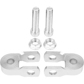 Motorcycle Shock Extender, 2pcs Universal Motorcycle Rear Shock Extender Absorber Riser Height Extension (With screw)