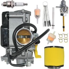 TRX300EX Carburetor يناسب Honda Sportrax 300 TRX300EX Engine Carb 1993-2008 مع مرشح الهواء وتبديل Petcock صمام الوقود