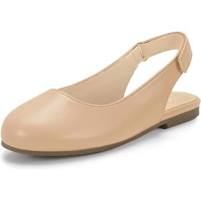 Hehainom Girls Flats Slingback Round Toe Sandals Toddler Little Kids Summer Flower Girl Communion Church Dress Shoes in Kuwait