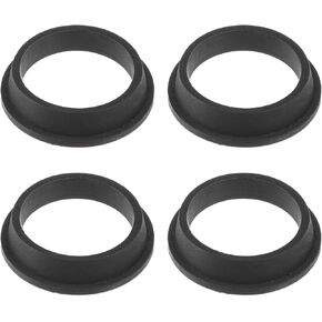 Parking Sensor Seal, Rear Parking Reverse Sensor Ring No.66206923000 for BMW 128i 2008-2013 Black, 4 Pcs