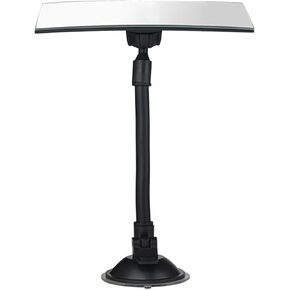 Garneck 7 "View View Mirror - مرآة عالية الوضوح مرآة صافية للسيارات الداخلية - كوب شفط تصاعد الزاوية العريضة مرآة الخلفية