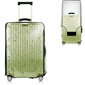 20/24/28 Inch Thicken Transparent Luggage Cover Suitcase Protector Waterproof PVC Full Clear Cover Travel Suitcase Set Full Clear 20 24 28 inch