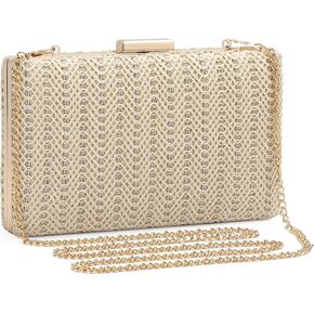 UBORSE Straw Purses for Women 2025 Summer Evening Bag Beach Purse Designer Rattan Raffia Purse Woven Beach Handbags
