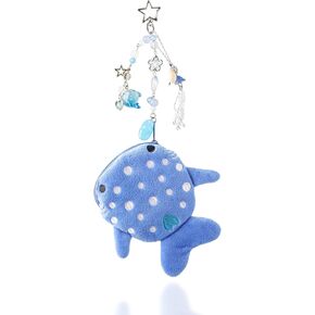 Whale Shark Coin Purse Whale Keychain Cute Coin Pouch Beaded Plush With Zipper Keychain Kawaii Bag Charm For Women