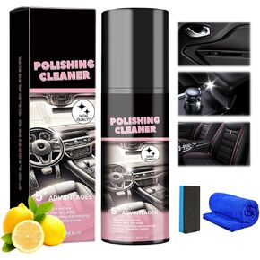 Polishing Cleaner, Car Interior Cleaner, Multipurpose Polishing Cleaner for Car Interior Detail, Vehicle Interior Polish Detailer and Cleanser, Interior Detailer Spray (1)