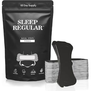 Performance Nasal Strips for Athletes (60 Count) - Extra Strength Anti Sweat Nose Strips for Snoring - Enhance Oxygen Levels, Improve Sleep Quality