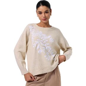 ADOR Pullover Sweaters for Women Fashion Wool Long Sleeve Crew Neck Business Casual Knit Tops