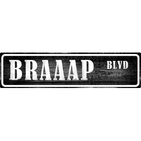 ADHD Ave Street Sign Retro Wall Wall Decor Metal Tin Tin Signs Fall Season موضوع الرعب