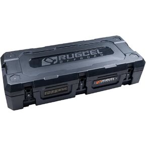Rugcel 126 Quart Dry Storage Box ، حالة تخزين برية ، حالة تخزين على الطرق ، مقاومة للماء