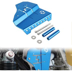Blue Expansion Cooling Water Tank Guard Compatible with Yamaha Raptor 700 2006 2007 2008 2009 2010 2011 2013 2014 2015 2016 2017 2018 2019 2020-2023, 700R 2012 2016-2020 2021 2022 2023 2024