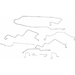 Dorman 919-204 Stainless Steel Brake Line Kit Compatible with Select Dodge Models (OE FIX)