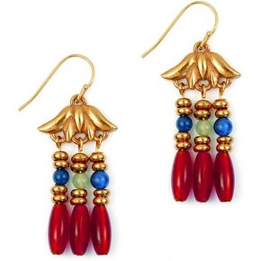Lotus Triple Drop Acks - Carnelian و Sodalite و Aventurine