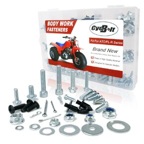 330pcs ATV Body Work Bolt Kit مناسبة لـ FL250R FL350R FL400R ATC70 ATC90 ATC110 ATC125 ATC185 ATC200 ATC250 ATC350 Body Engine Fender Set
