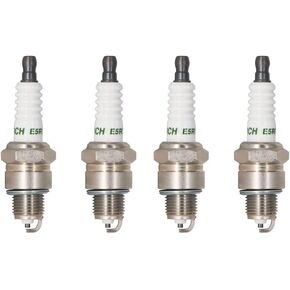 PK4 TORCH E5RTCU Spark Plug Replace for NGK BPR5HS Spark Plug, for BRISK NR15YC,for CHAMPION RL87YC,for DENSO W16FPR-U, OEM