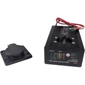 5 Amp Panel Mount 12V Battery Charger for Hydraulic Dump Trailer, Car, Marine - On Board Trickle Charger for 12 Volt Systems