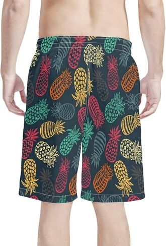 PinUp Angel Men's Swim Trunks Beachwear Outdoor Quick Dry Retro Drawstring Board Short Bathing Suit Shorts for Beach Travel in Saudi Arabia