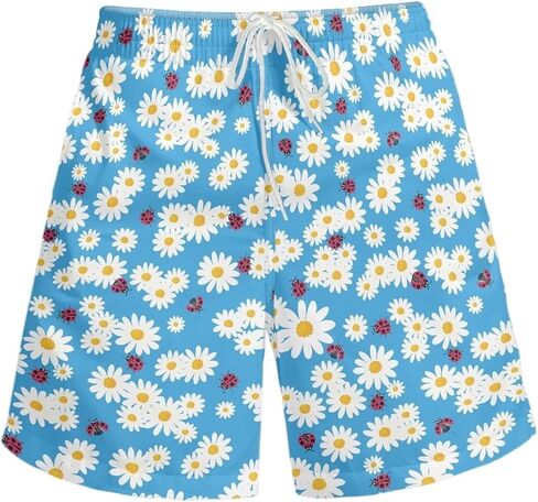 PinUp Angel Men's Swim Trunks Beachwear Outdoor Quick Dry Retro Drawstring Board Short Bathing Suit Shorts for Beach Travel in Saudi Arabia