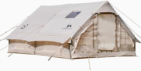 Inflatable Camping Tents Air Glamping Tents 4 Season Waterproof Easy Set up Cabin House Tent Blow up Tent for Family Camping in Saudi Arabia