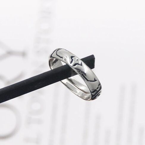 Kaisen Yuta Okkotsu Sukuna Silver Cosplay Accessory Resizable Ring in Kuwait