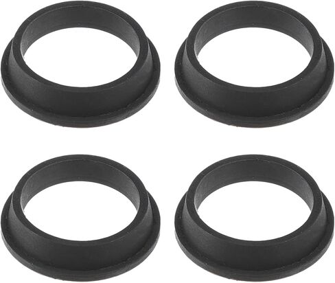 Parking Sensor Seal, Rear Parking Reverse Sensor Ring No.66206923000 for BMW 128i 2008-2013 Black, 4 Pcs in Saudi Arabia