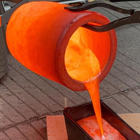 Molten Masters #10-10KG Premium Black Silicon Carbide Graphite Crucibles Cup Furnace Torch Melting Casting Refining for Aluminum, Gold, Silver, Copper, Brass Withstand 1800 ℃/3272℉ in Kuwait