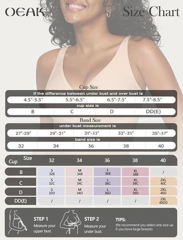 OEAK Womens Comfortable Deep V Bras Wireless Push Up Seamless Full Coverage Bralettes Supportive Bra Raceback Tshirt Bras in Kuwait